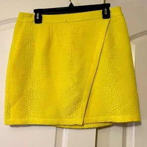 Asymmetrical Mink Skirt
